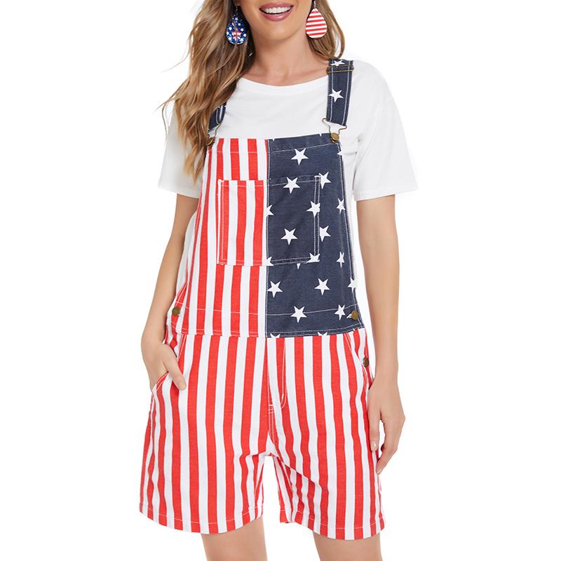 Stars, Stripes & Stretch – July 4th Overalls