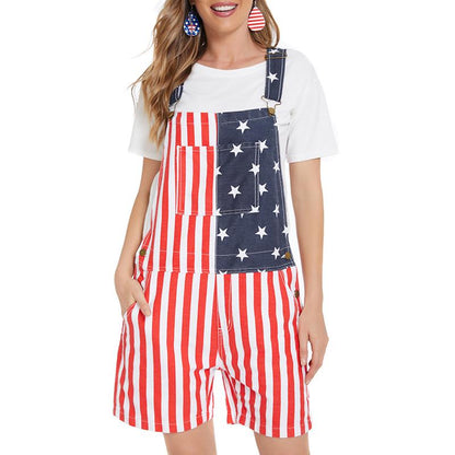 Stars, Stripes & Stretch – July 4th Overalls