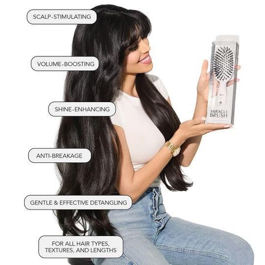 Miracle Brush™ — Effortless Hair, Every Day.