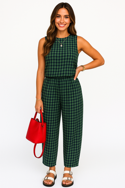 Gingham Casual Set