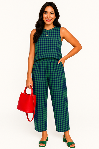 Gingham Casual Set