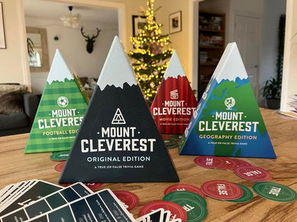 Mount Cleverest — The Christmas Party Game That Sells Out Every Year